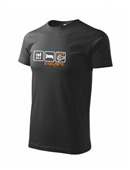 Pánské triko Escape4x4 černé, typ 8